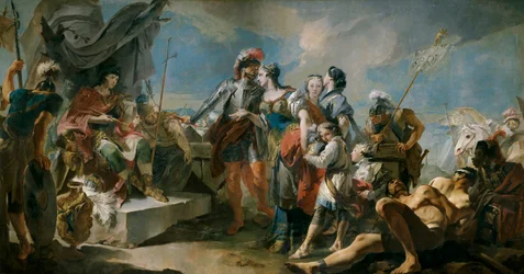 La reina Zenobia ante el emperador Aureliano